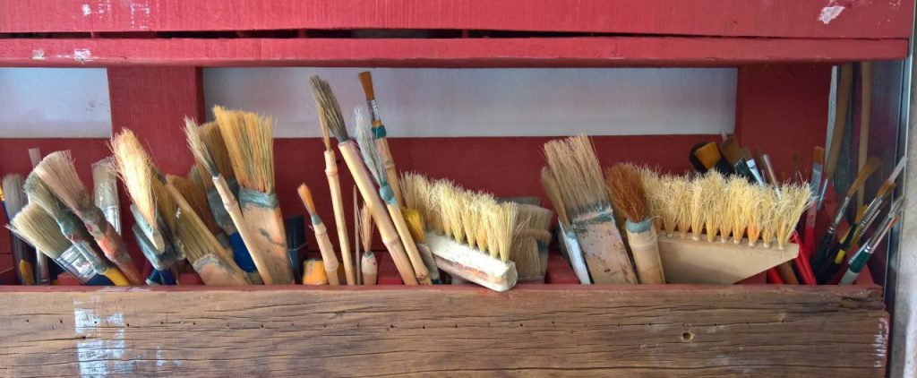 Pinceles artesanales