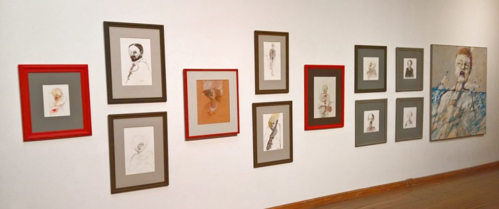 Galería  de 12 obras de la serie "El Otro"