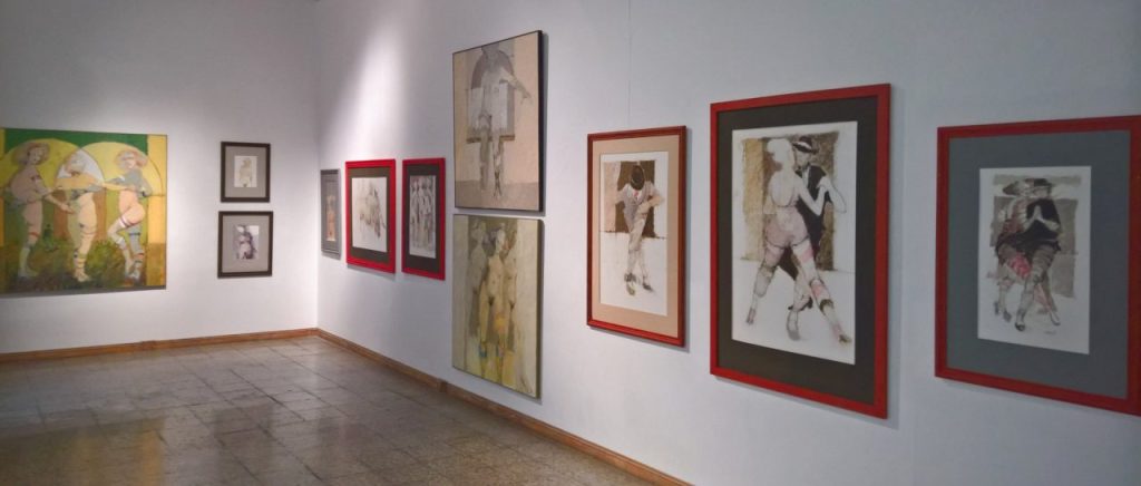 Sección de las figuras: Serie "Desnudos" y "Tango"