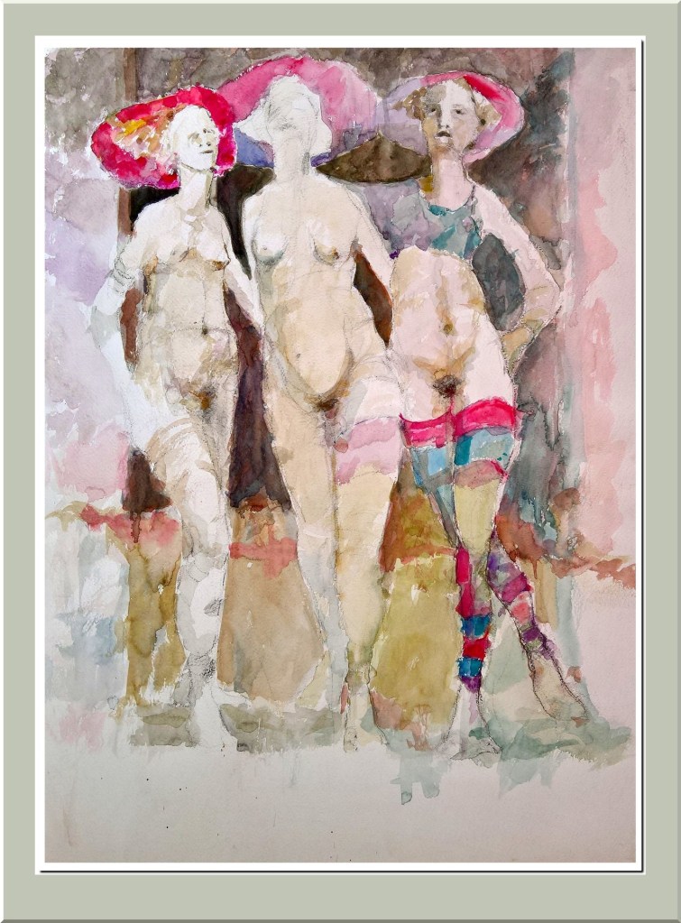 Tres mujeres de frente - 2018